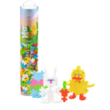 Product image of Plus Plus Spring Bunny and Chick mini puzzle block for kids