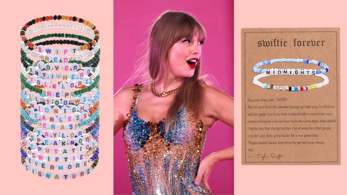 Taylor Swift Red friendship Bracelet  Friendship bracelets with beads,  Cute friendship bracelets, Letter bead bracelets