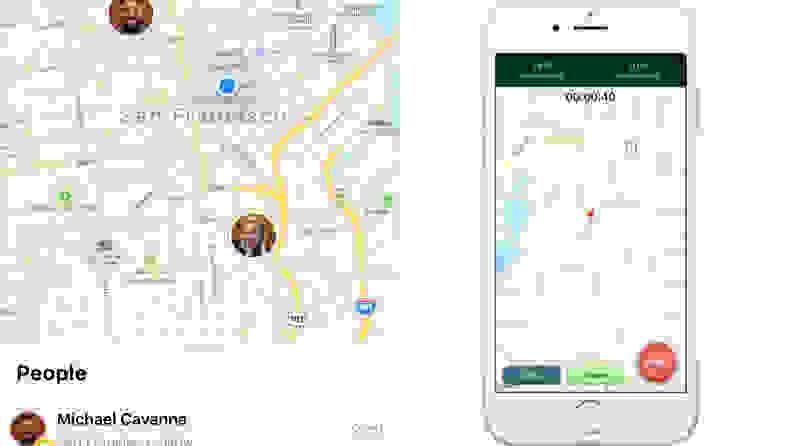 find my friends app and run buddy app in use