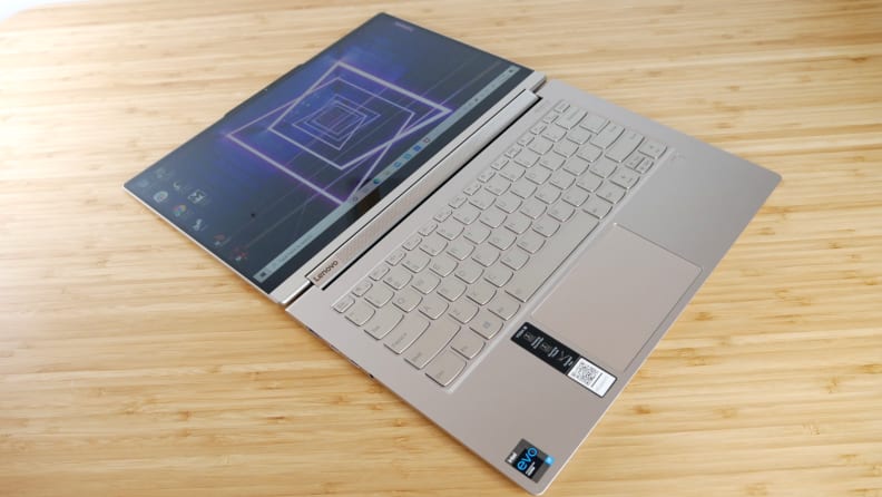Lenovo Yoga 9i viewed from above