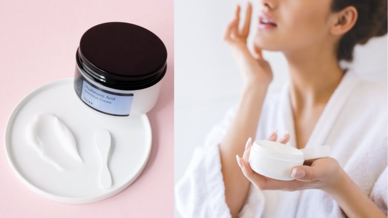 CosRX moisturizer application
