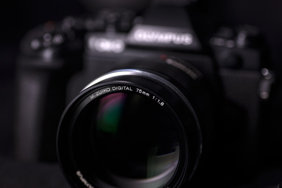 Olympus 75mm f/1.8 — From the Front