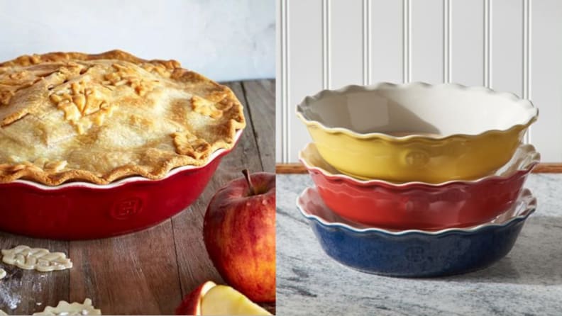 Apple pie and dish