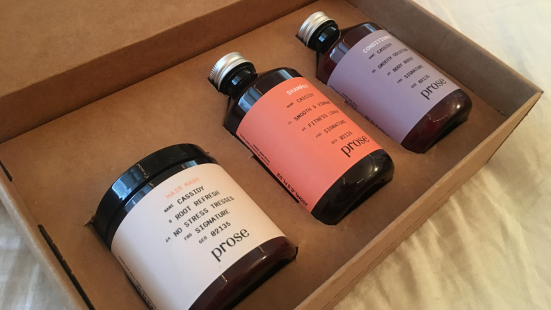 Prose Hair Products in Delivery Box