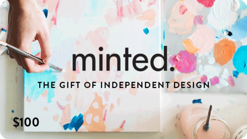 Best engagement gifts: Minted gift card