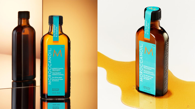 Olaplex No.7 bonding oil vs. Moroccan oil