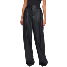 Product image of Good American Good ‘90s Faux Leather Trousers