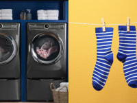 dryer and outdoor clothesline