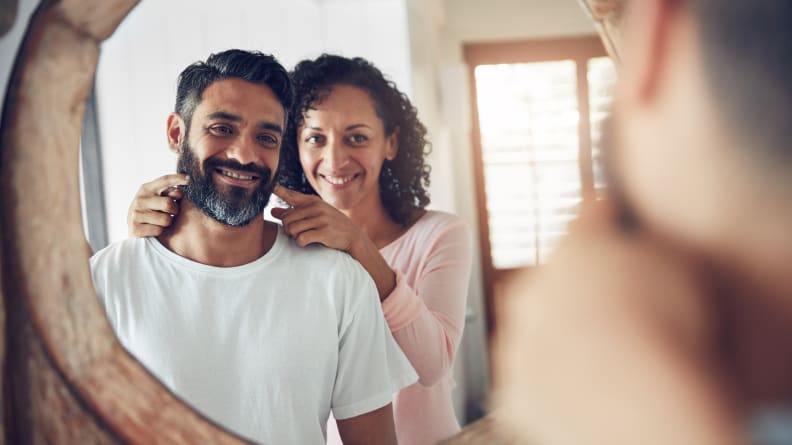 Happy Man With Clean Face
