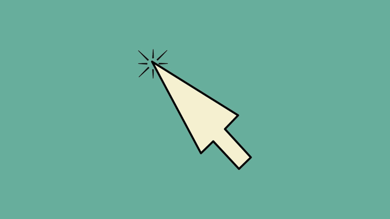illustration of computer mouse arrow