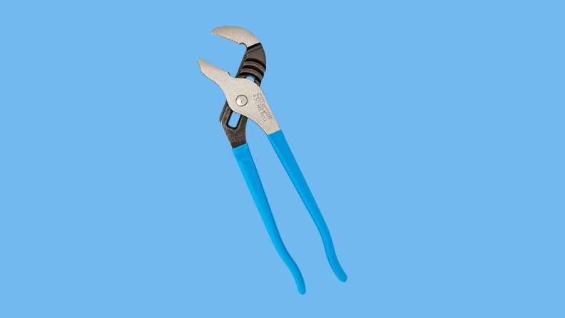 tool with blue handles