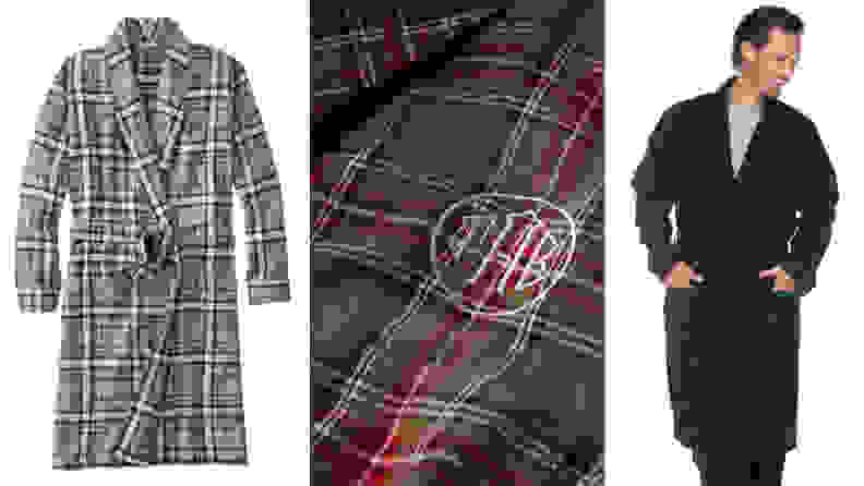 You can get this plaid robe monogrammed, if you want.