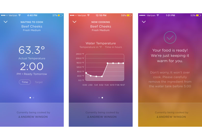 Mellow sous vide app