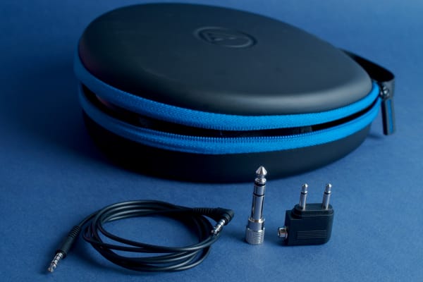 The Audio-Technica ATH-ANC70 QuietPoints ship with extra adaptors and a carry case.