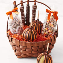 Product image of Halloween Caramel Apple Gift Basket