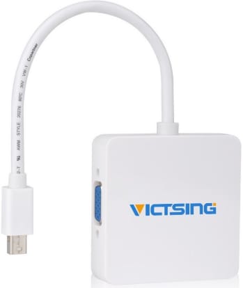 Product Image - VicTsing 3-in-1 Mini DisplayPort to DVI/VGA/HDMI Adapter