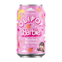 Product image of Olipop x Barbie Peaches & Cream Soda