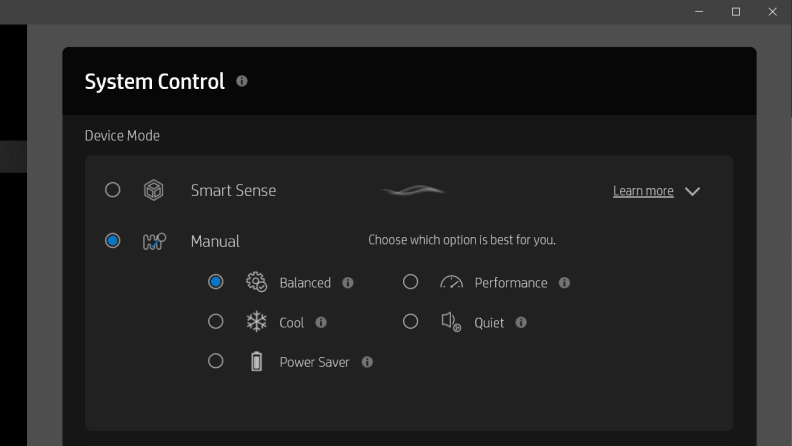 HP Command Performance Mode