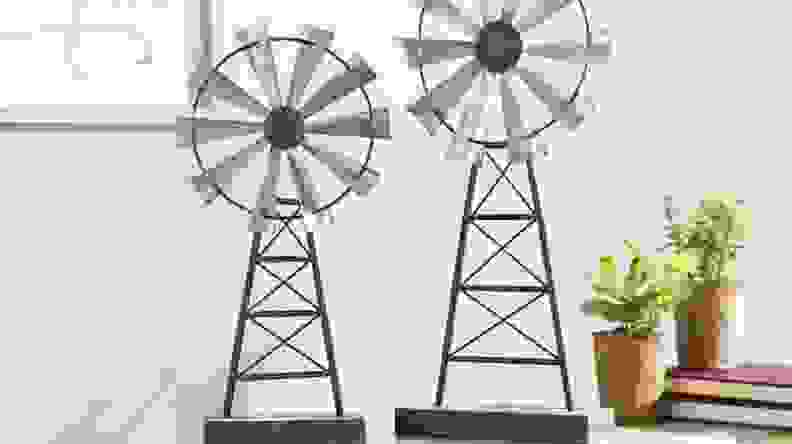 These windmills make a stunning decorative accent.