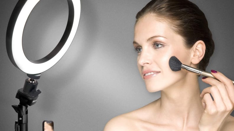 Take perfectly lit photos with this popular selfie ring.