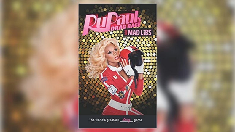 The cover of a RuPaul's Drag Race Mad Libs booklet.