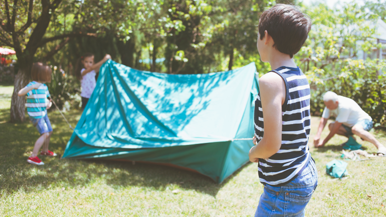 You can't have a campout without a tent.