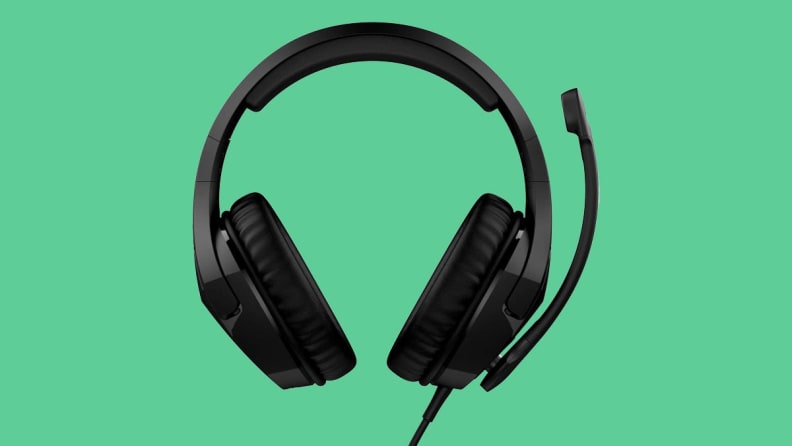 close up of gaming headset.