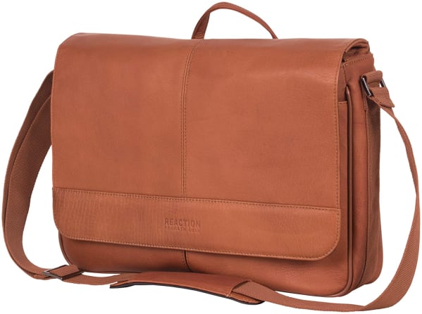 Leather Commuter Bag Flap Messenger Bag 13 Laptop Bag Mens 