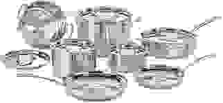 Product image of Cuisinart MCP-12N Stainless Steel 12-Piece Cookware Set