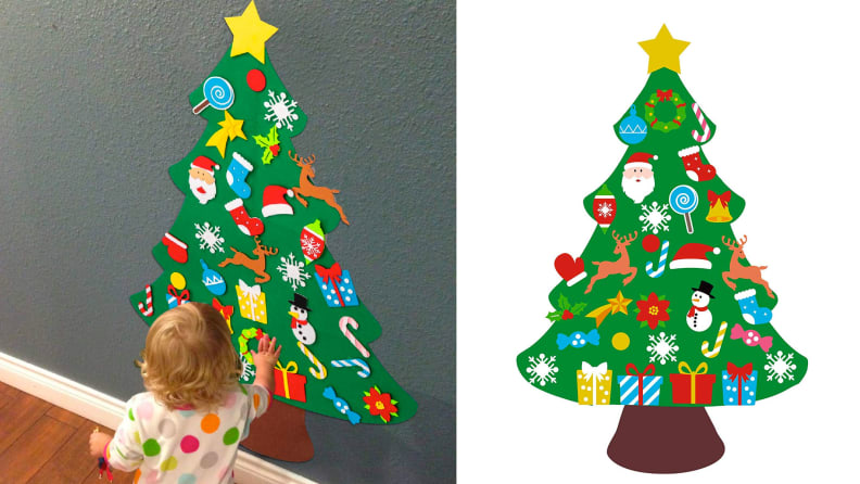 7. Jollylife Felt Christmas Tree Set