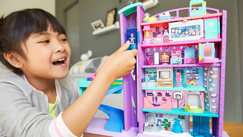 The Polly Pocket Mega Mall will entertain them for hours.