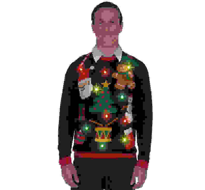 light-up Christmas sweater