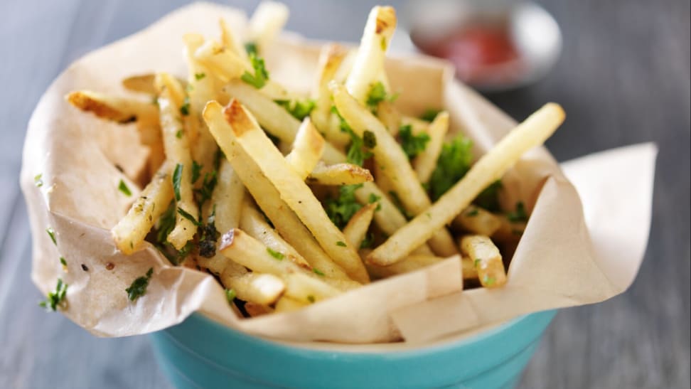 Airfryer Seasoned French Fries are a worthy impersonation