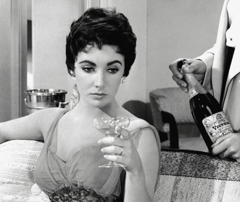 Elizabeth Taylor Champagne coupe