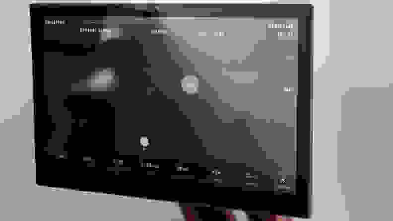 Ergatta meteors game playing on touchscreen.