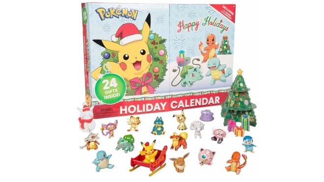 Pikachu holiday advent calendar