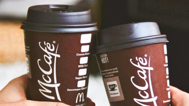 McDonald's McCafe coffee