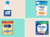 four different kinds of baby formula