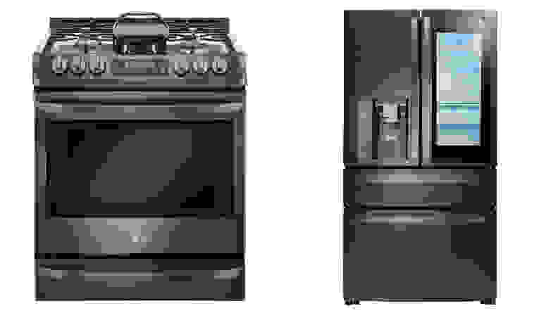 LG Black Stainless Steel Appliances