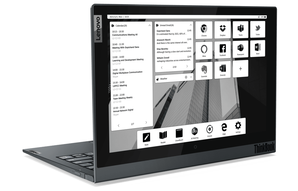 Lenovo's new E-Ink laptop might be worth buying