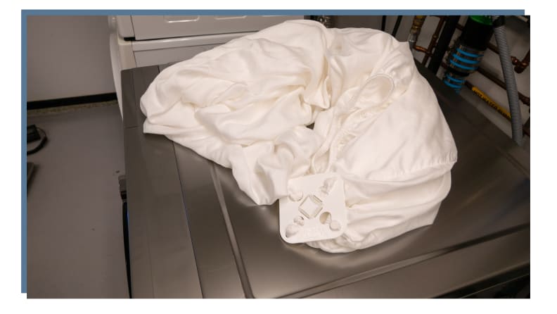 Wad-Free for Bed Sheets - As Seen on Shark Tank - Bed Sheet  Detangler Reduces Laundry Tangles and Wads in The Washer and Dryer -  Contains Enough for 2 Sheets, Flat