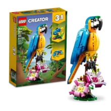 Product image of LEGO Creator 3-in-1 Exotic Parrot Building Toy Set