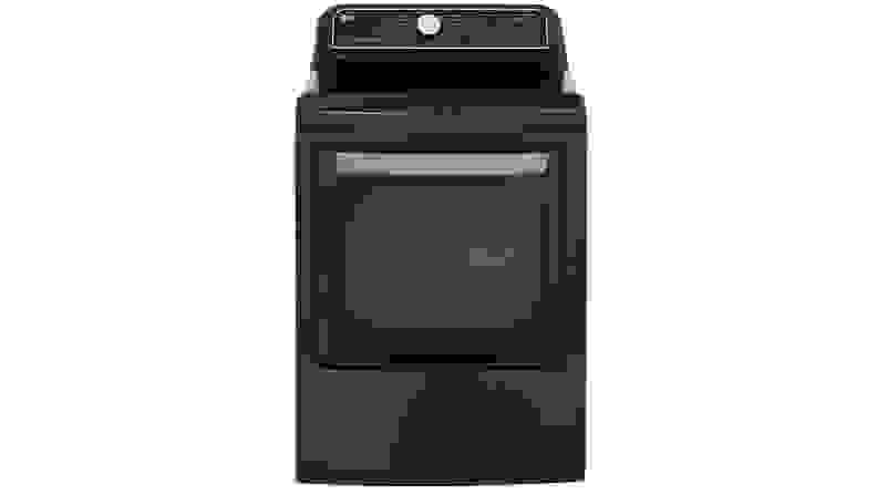 The LG DLEX7900BE dryer on a white background.