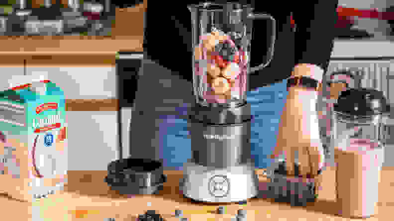 A woman using the NutriBullet Select