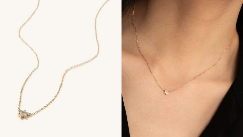 Mejuri Flower Necklace
