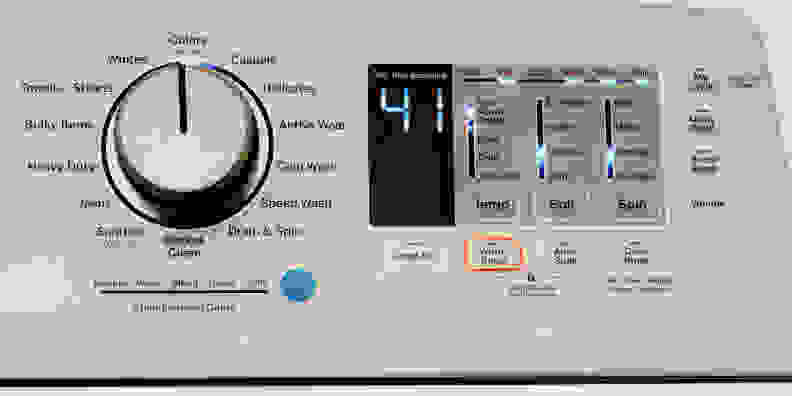 There are 12 wash cycles and extra cycles to clean the tub and rinse and spin