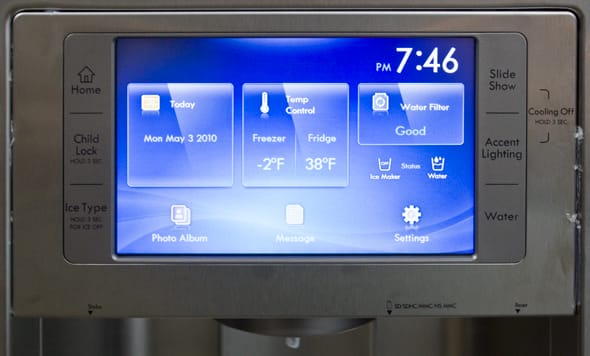 Water/Ice Dispenser Controls Photo