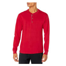 Product image of Hanes Men’s Beefy Long Sleeve Three-Button Henley