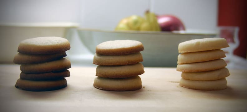 browned cookies