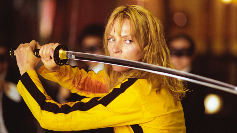 Uma Thurman wields fine Japanese steel in ‘Kill Bill.’